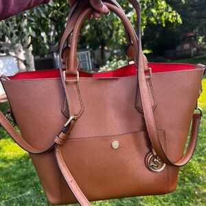 Brown Leather Tote Bag